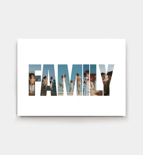 Poster personnalisé We Are Family