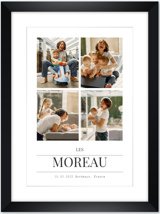 Poster personnalisé Portrait de famille