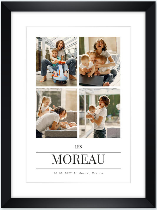 Poster personnalisé Portrait de famille